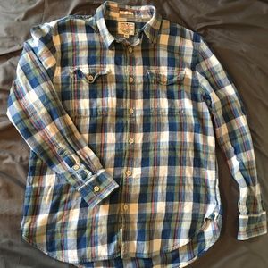 Lucky Brand Men’s plaid Flannel L